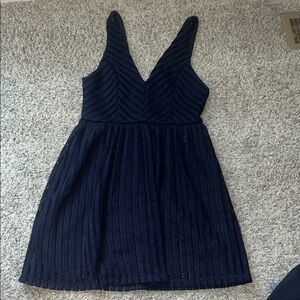 Elegant Navy Blue Dress